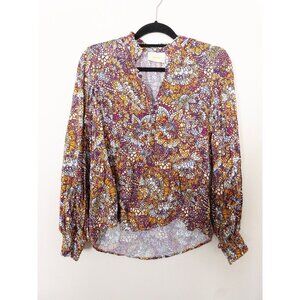 Anthropologie Maeve Collete Floral Blouse XS